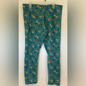 Kids Blue Tiger Print Leggings